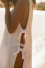 Load image into Gallery viewer, Riviera Dress in White Crinkle Linen
