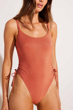Load image into Gallery viewer, Gemma one-piece in Terracotta Metallic
