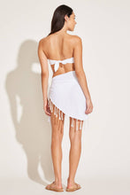 Load image into Gallery viewer, Sirena Sarong in White Crinkle Linen
